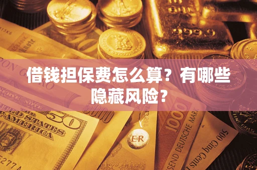 济南借钱担保费怎么算？有哪些隐藏风险？