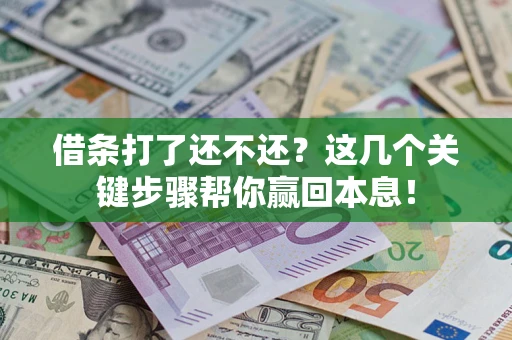 济南借条打了还不还？这几个关键步骤帮你赢回本息！