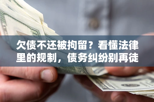 济南欠债不还被拘留？看懂法律里的规制，债务纠纷别再徒劳奔波
