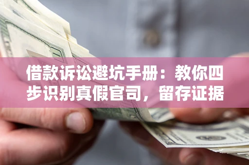 济南借款诉讼避坑手册：教你四步识别真假官司，留存证据不踩雷