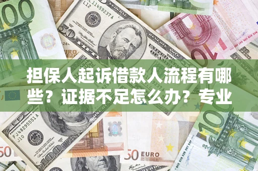 济南担保人起诉借款人流程有哪些？证据不足怎么办？专业律师解答