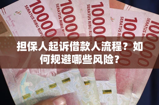 济南担保人起诉借款人流程？如何规避哪些风险？