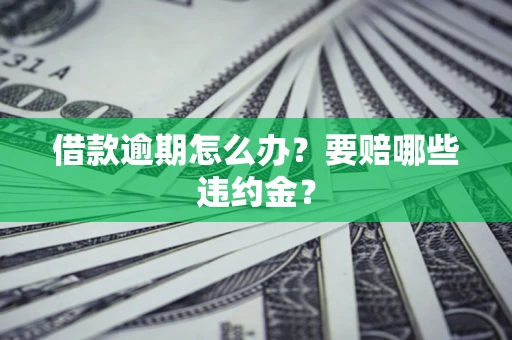 济南借款逾期怎么办？要赔哪些违约金？